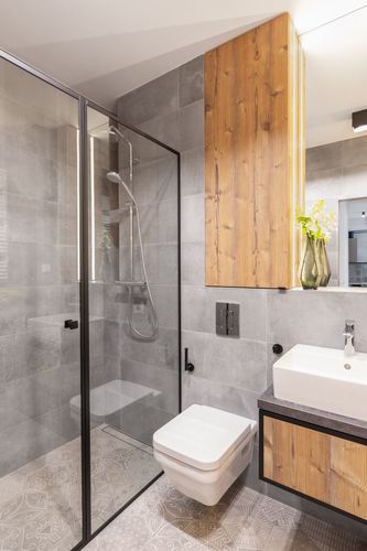 projektowanie łazienki w stylu loftowym